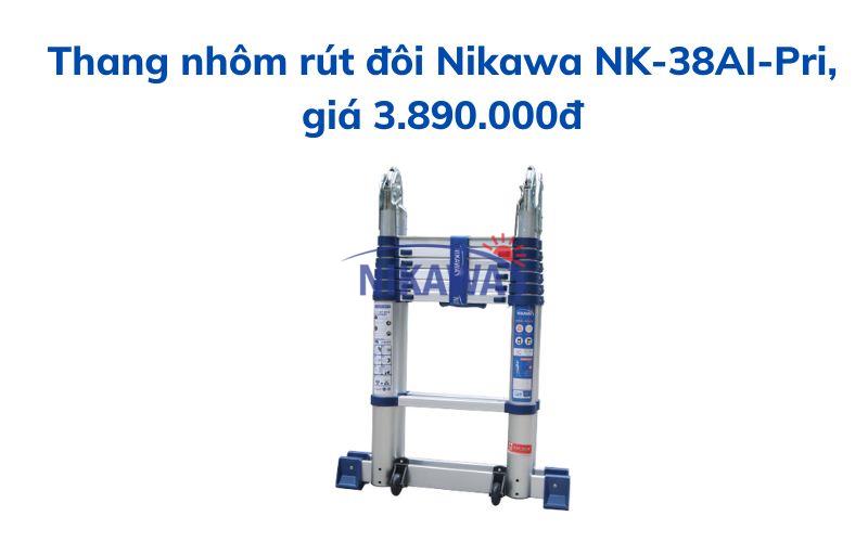 Thang nhôm rút đôi Nikawa NK-38AI-Pri