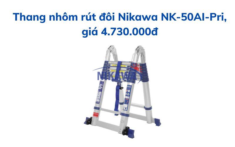 Thang nhôm rút đôi Nikawa NK-50AI-Pri