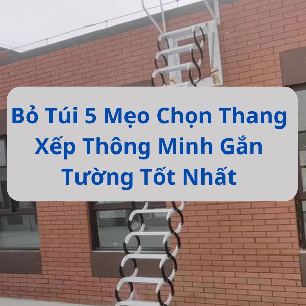 Bỏ Túi 5 Mẹo Chọn Thang Xếp Thông Minh Gắn Tường Tốt Nhất