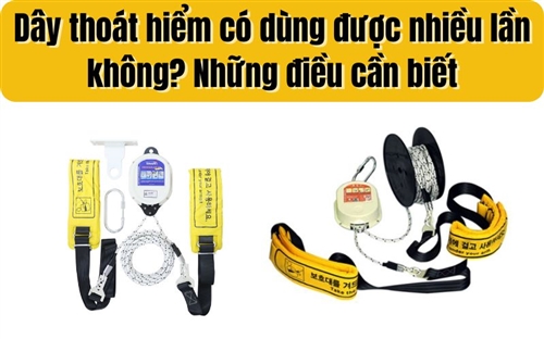Dây thoát hiểm có dùng được nhiều lần không? Những điều cần biết