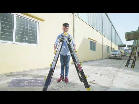 Hướng dẫn sử dụng thang nhôm gấp đa năng Nikawa NKB New 2021