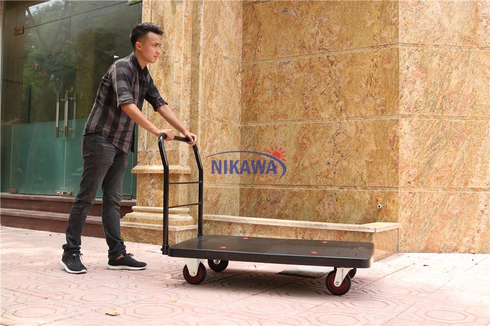 xe đẩy hàng 2 bánh tự chế 