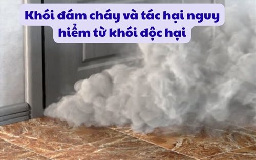 Khói đám cháy và tác hại nguy hiểm từ khói độc hại