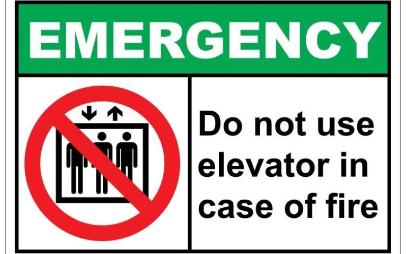không sử dụng thang máy