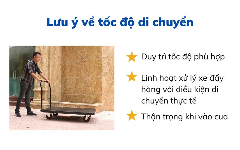 Lưu ý về tốc độ di chuyển