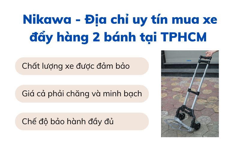 Mua xe đẩy hàng 2 bánh TPHCM ở đâu?