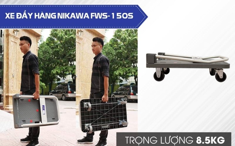 Xe đẩy sàn nhựa Nikawa FWS-150S