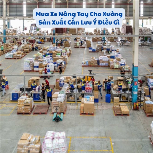 Mua Xe Nâng Tay Cho Xưởng Sản Xuất Cần Lưu Ý Điều Gì