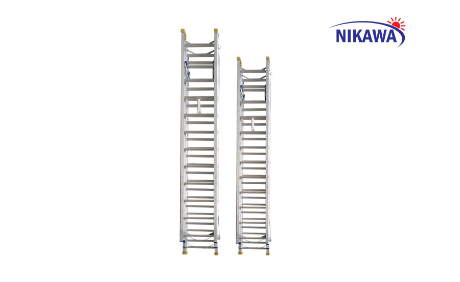 Sử dụng thang nhôm ba đoạn Nikawa NKT- chắc chắn hơn, an tâm hơn