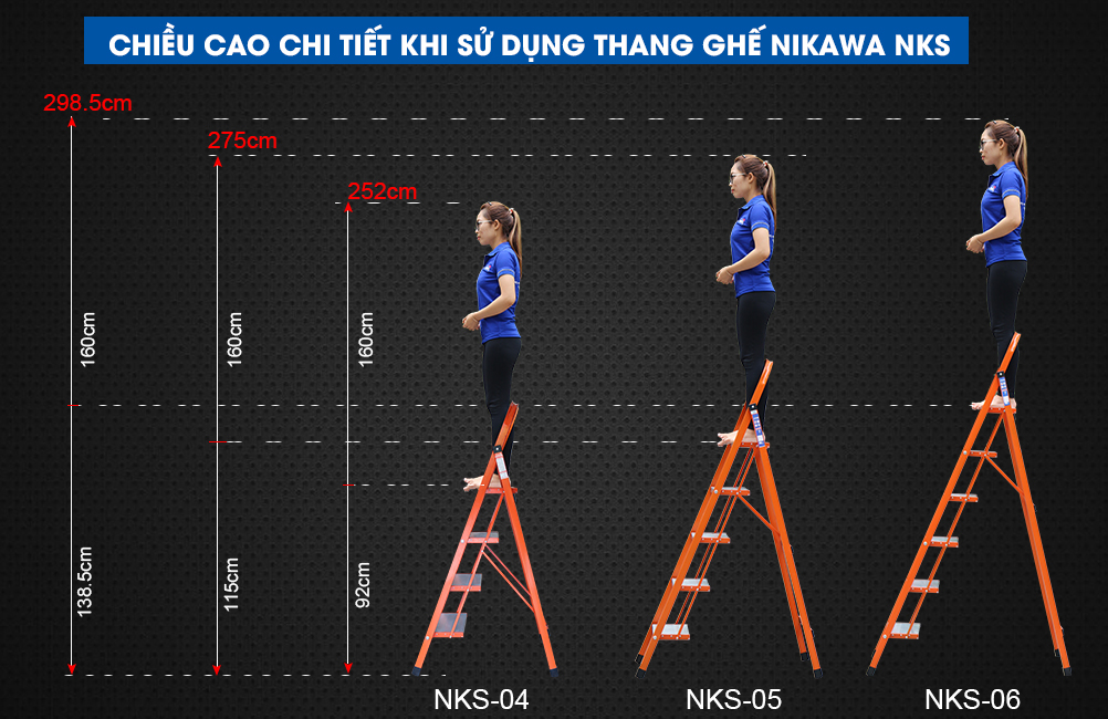 Tại sao nên lựa chọn thang ghế gia đình Nikawa NKS?