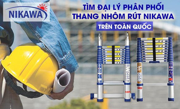 Tìm đại lý phân phối thang nhôm rút Nikawa trên toàn quốc