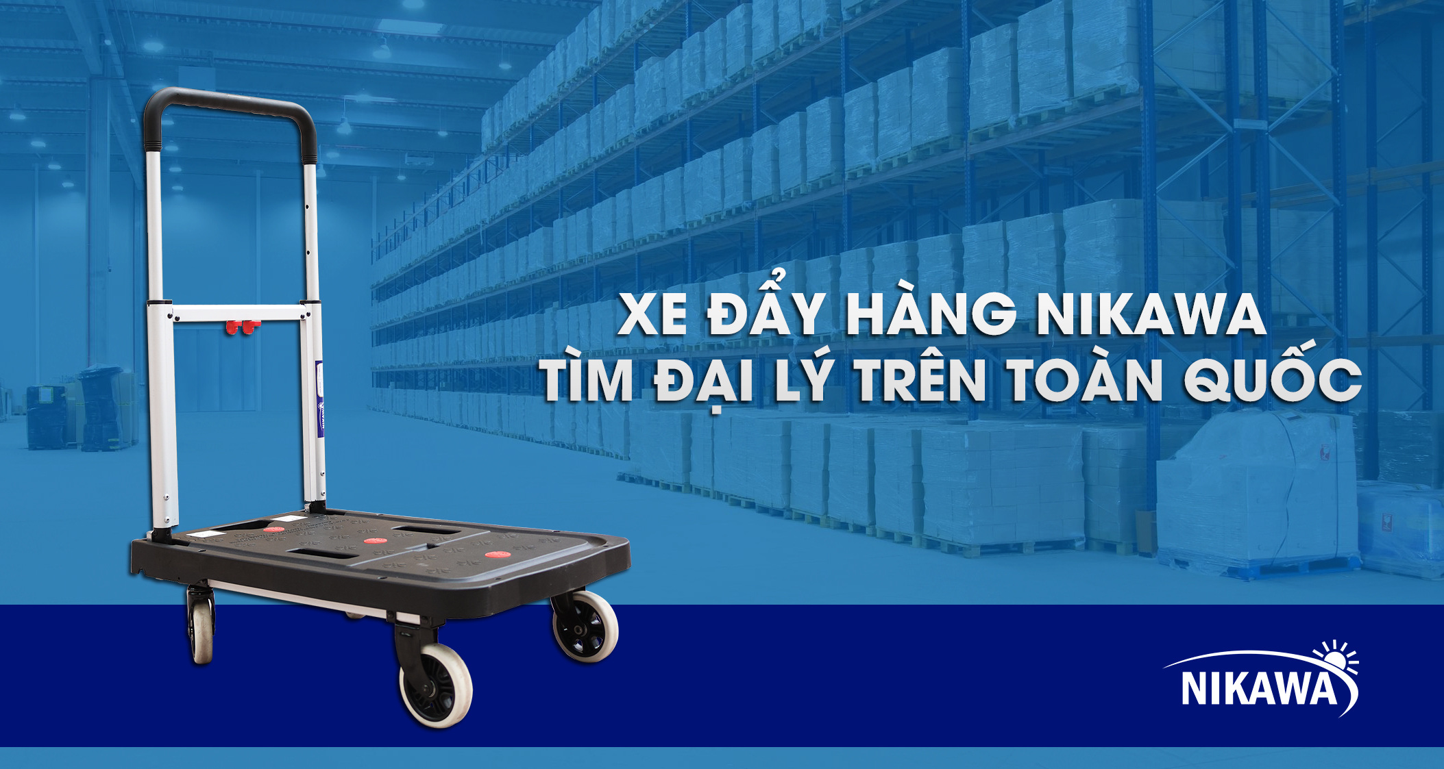 Xe đẩy hàng Nikawa tìm đại lý trên toàn quốc