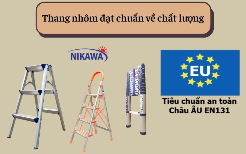 thang nhôm đạt tiêu chuẩn