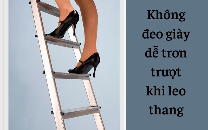 Nguyên tắc an toàn khi sử dụng thang
