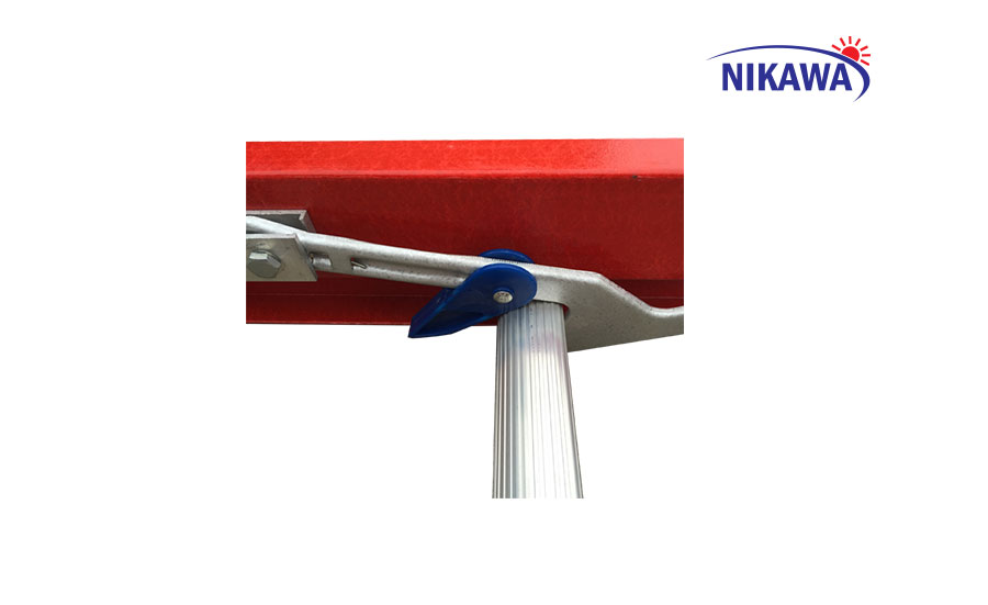thiết kế thang nhôm công nghiệp nikawa chắc chắn an toàn