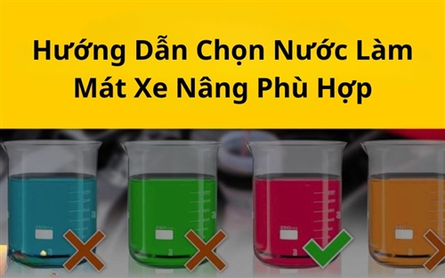 Hướng Dẫn Chọn Nước Làm Mát Xe Nâng Phù Hợp