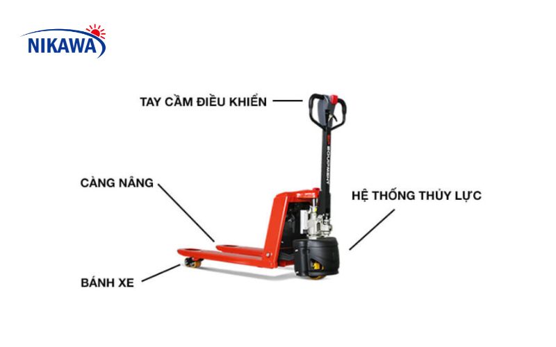 Cấu tạo của xe nâng tay