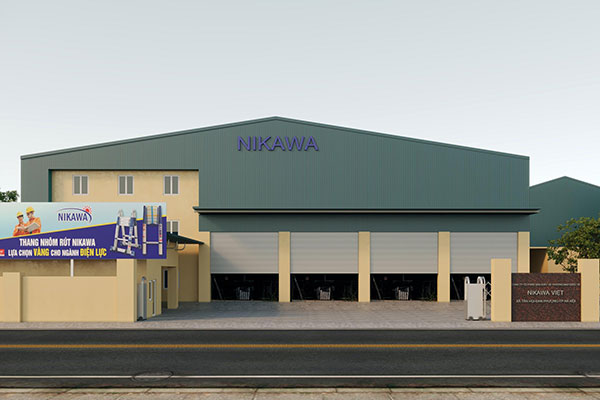 nhà máy sản xuất thang nhôm nikawa