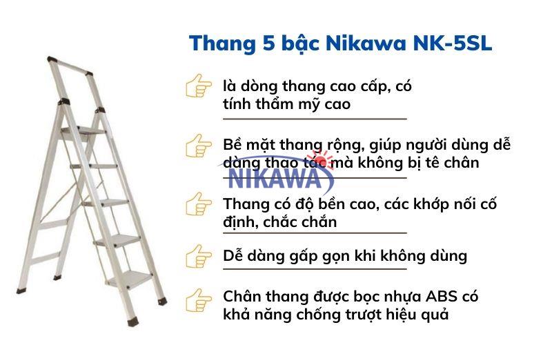 Thang 5 bậc Nikawa NK-5SL