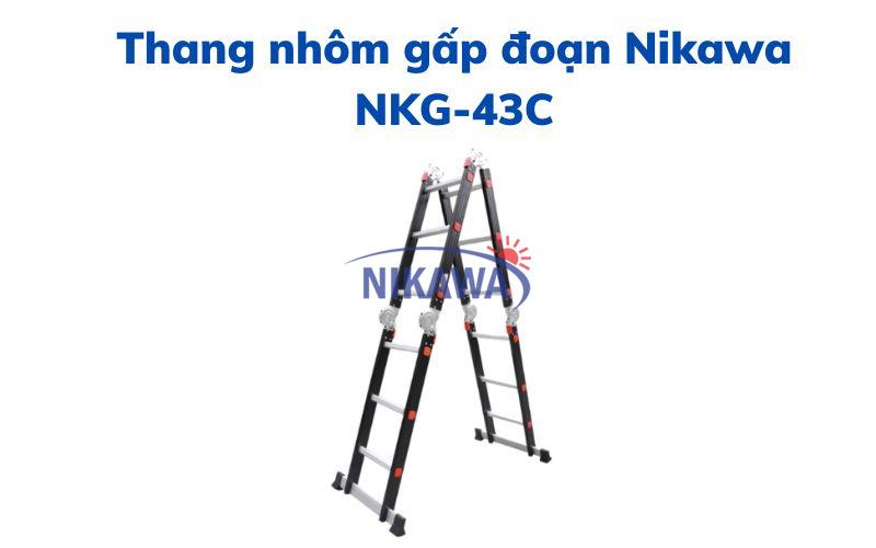 Thang nhôm gấp đoạn Nikawa NKG-43C