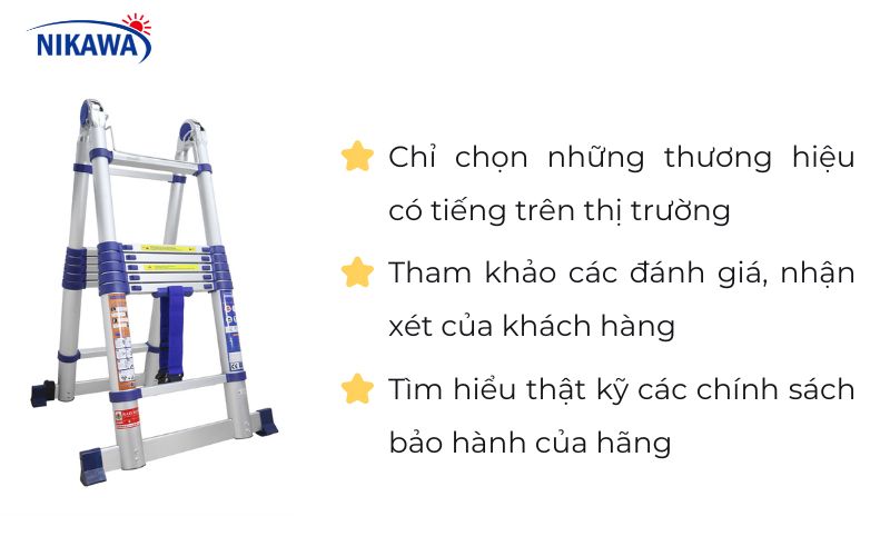 Cách để chọn được hãng thang nhôm tốt, chất lượng