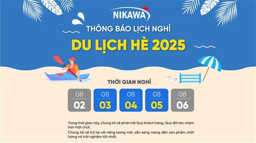 THÔNG BÁO LỊCH NGHỈ DU LỊCH HÈ 2025