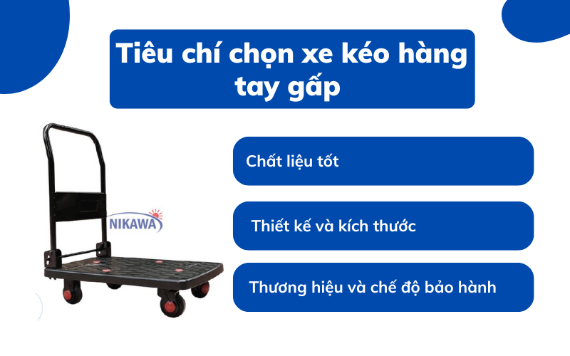 xe đẩy hàng tay gấp