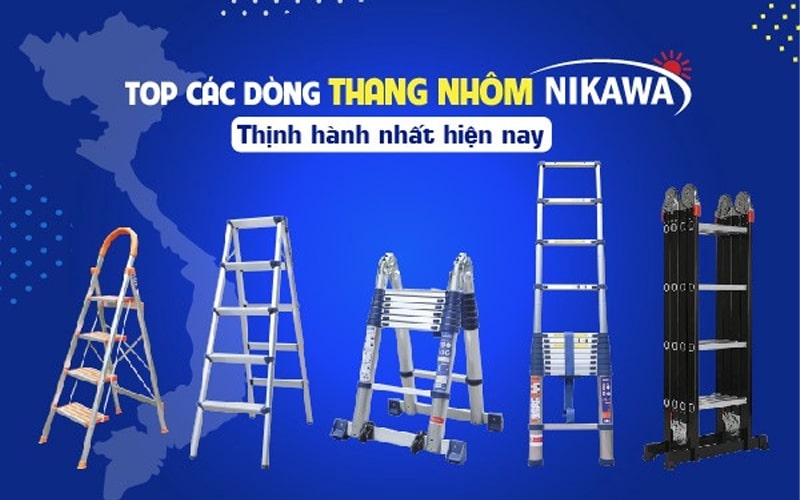 thang nhôm cao cấp Nikawa