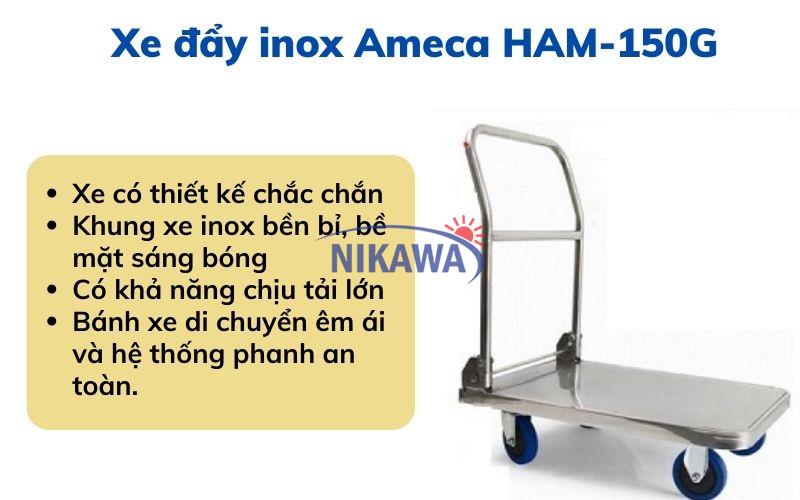 Xe đẩy inox Ameca HAM-150G