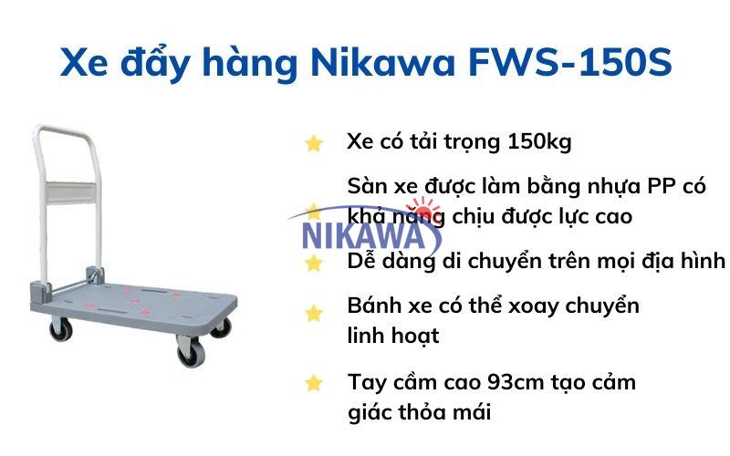 Xe đẩy hàng Nikawa FWS-150S