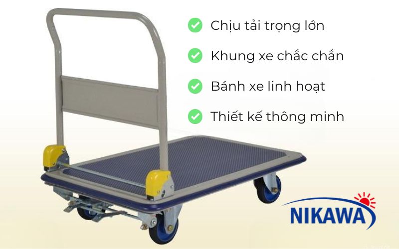 Đặc điểm của xe đẩy hàng công nghiệp